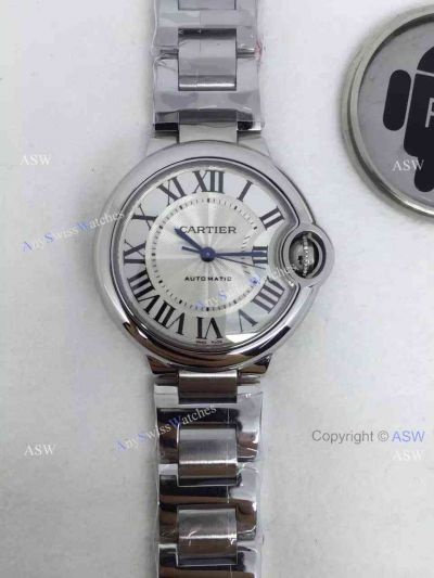 Replica Swiss Cartier Ballon Bleu Ladies Watch Stainless Steel